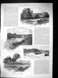 Old 1889 Bishopthorpe River Ouse Yarm Dove Carlton Blin Love RomanceVictorian