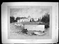 Old 1897 England Architecture Castle Howard Temple Bridge Park Centra 19th