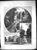 Old 1885 England Architecture Windsor Castle Royal Family Clock Tower 19th