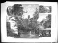 Old 1886 Warwick Castle England Architecture Moat Bear Tower Earl Cae 19th