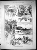 Old 1890 Little Moreton Cheshire Moat Stables Singapore Madras Monkey 19th