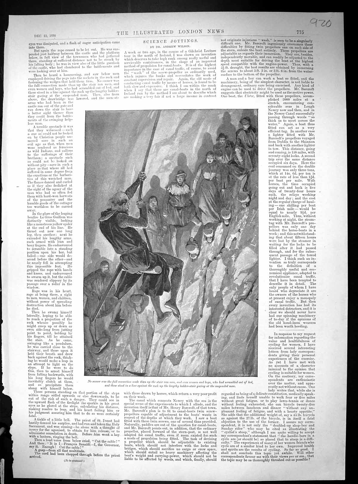 Old 1894 Mountains Climbing Kitchen Windsor Castle Royal Family Chris 19th