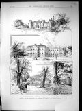 Old 1897 Addington Park Archbishop Canterbury Wickenham Ladies Fashio 19th