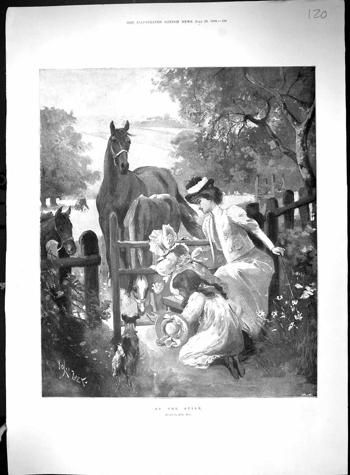 Old Sierra Leone Sulima Manoh Vai Harris 1898 Horse Woman Children Fe 19th