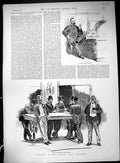 Old London Coal Exchange Colliery Strike Men Captain Waiting Clients
