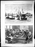 Old 1894 War Asia Japanese Ships Chemulpo Cutting Faggots Law CourtsVictorian