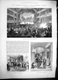 Old Print 1893 Dynamite Outrage Barcelona Theatre Portrait Robert Morier 19th