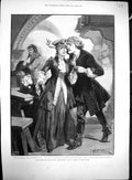 Old 1890 Scene Play Ravenswood Lyceum Theatre Ashton Lion Cub SultanVictorian