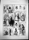 Old 1883 Young Folks Ways James'S Theatre Red Star Line Steam Ship We 19th