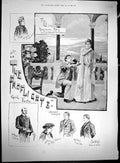 Old 1889 Garrick Theatre Profligate Rorke Robertson Army Gymnastic Pe 19th