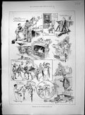 Old 1898 Pantomime Drury Lane Theatre Ladies Fashion Presentation Gen 19th