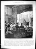 Old 1893 French Play Comedie Francaise Queen Windsor Castle Statue Ke 19th