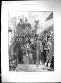 Old 1898 Lord Kitchener Dover Ship Last Five Camels Desert Tent CampVictorian