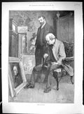 Old 1894 Family Portraits Man Art Painting Duke Westminster DuchessVictorian