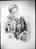 Old 1896 Edinburgh John Knox House White Horse Fox Caught Trap Farmya 19th