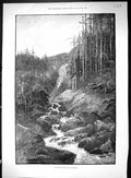 Old 1890 River Torc Killarney Ireland Wall Street New York America Wr 19th