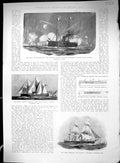 Old 1904 French Floating Ship Kinburn Warrior Gloire Agamemnon Sanspa 20th