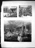 Old 1893 Royal Wedding Cake Buckingham Palace Mappin Webb Hampton Ban 19th