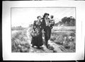 Old 1900 Labourers Returned Family Deer Hind Shooting Hunting Mountai 20th