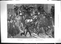 Old Print 1898 Coaching Days Transport Horses Pixies Robbing Santa Clau 19th
