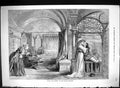 Old Antique Print 1882 Romeo Juliet Lyceum Theatre Scene Actors Romance 19th