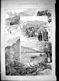 Old 1895 Sporting Tourist Highlands Scotland Killin Trout Fishing Loc Victorian