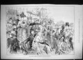 Antique Old Print 1888 Eclipse Stakes Sandown Park Spectators Enclosure Sport