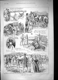 Antique Old Print 1895 Derby Horse Racing Sport Mr Oats Drum True Blue Stark