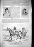 Old 1895 Jockey Loates Calder Prince Wales Florizel Manchester Cup Ho Victorian