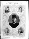 Old 1893 Princess Maud Wales Victoria Alexandra Edinburgh Beatrice Ro Victorian