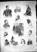 Old 1889 Parnell Commission Royal Courts Justice Leech Jessel Callan Victorian