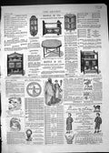 Antique Old Print 1881 Advertisement Maple Furnishings Samuel Life Assurance
