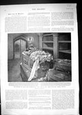 Antique Print 1898 Duchess Teck Tomb Albert Memorial Chapel Windsor London 19th