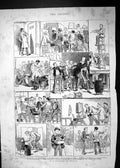 Original Old Antique Print 1885 Paris Art Studio France Model Hot Iron Brushes