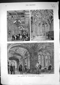 Old 1880 House Parliament Tea Room Commons Members Cloak Room Oratory Victorian