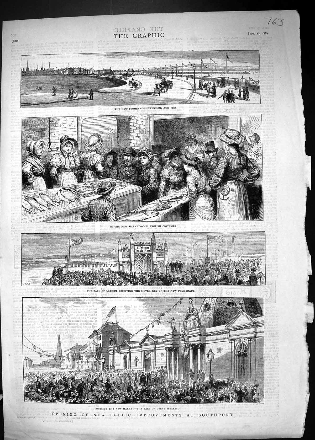 Original Old Antique Print 1881 Stag-Hounds Hunting Sport Stags Horses Huntsmen