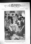 Antique Print 1904 Ladies Working St. Petersburg Comfort Russian Siers War 20th