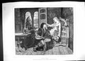 Original Old Antique Print Music Man Lady Romance Herbert Schmalz Royal Academy