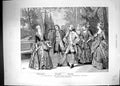 Antique Print 1888 La Pompadour Play Haymarket Theatre Tree Carleton Terry 19th