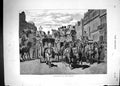 Old Antique Print 1883 Piccadilly Season London Horses Coaches Transport 19th