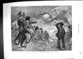 Old 1884 Rescue Steam Ship Rocks Life Brigade Firing Rocket Stormy Se Victorian