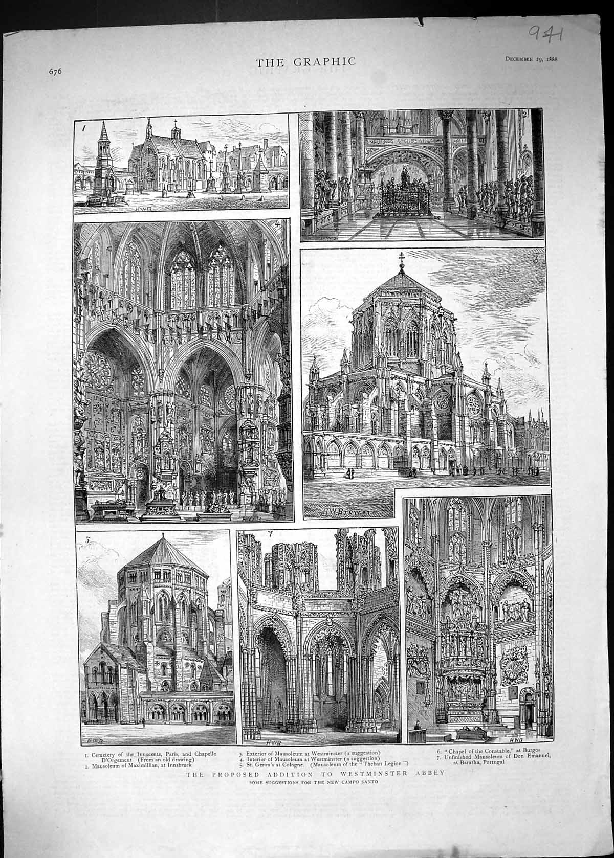 Old 1888 Mausoleum Westminster Chapel Constable Geron Burgos Maximill Victorian