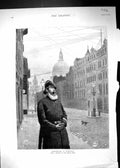 Original Old Antique Print Dimanche Londres Street Scene Policeman 1884 19th
