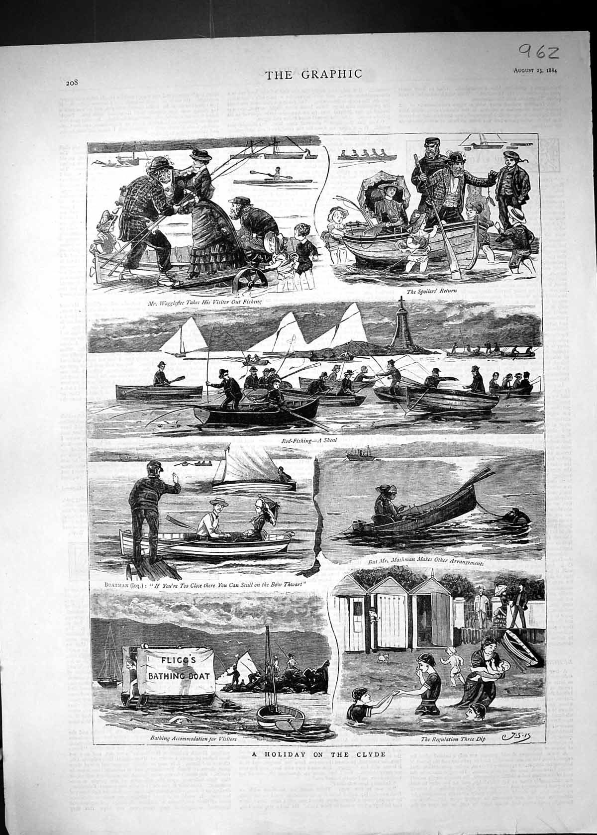 Antique Old Print 1881 Relics Trafalgar Sailors Navy Ship Canon Guns Nichols