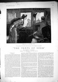 Old 1889 Story Illustration Tents Shem Meriem Railway Train Brewtnall Victorian