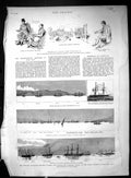 Old War Ships Iris Crete Kerka Temeraire Suda Carysfort Neptune Rapid