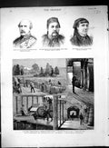 Old 1883 Wine Growing Australia Hubert'S General Kars Cherif Keene Wa Victorian