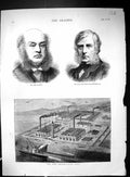 Old 1874 Iron Ship-Building Yard Ships James Ramsden Duke Devonshire Victorian