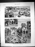 Old 1883 Southampton Chapter House Netley Abbey Itchen Ferry Prince E Victorian