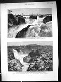 Old 1881 Paulo Affonso Falls San Francisco River Brazil South America Victorian